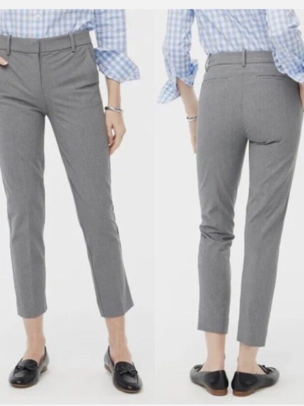 J. CREW MERCANTILE slim cropped ruby pants stretch twill (sz4)